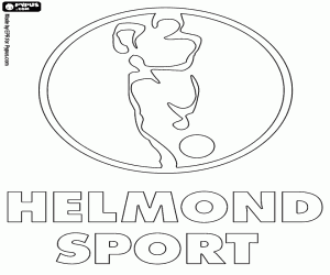 kolorowanka Tarcza z Helmond Sport