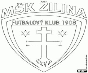 kolorowanka Tarcza MSK Zilina