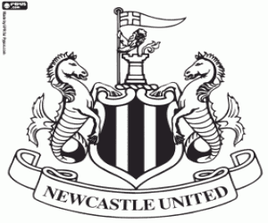 kolorowanka Tarcza z Newcastle United