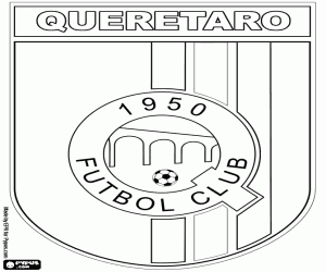kolorowanka Tarcza Queretaro Futbol Club