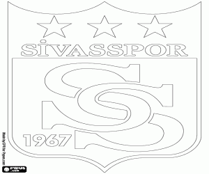kolorowanka Tarcza z Sivasspor