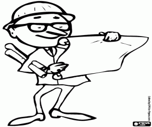 kolorowanka Technik budownictwa