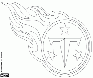 kolorowanka Tennessee Titans emblemat