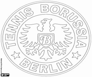 kolorowanka Tennis Borussia Berlin emblemat