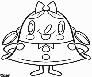 kolorowanka Tiffi, dziewczynki Candy Crush Saga