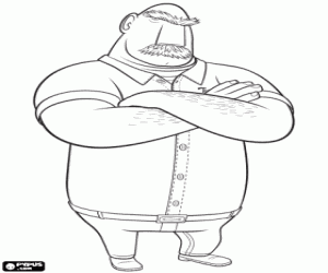 kolorowanka Tim Lockwood, ojciec w Flint