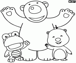 kolorowanka Tobik, Krakuś i Lula