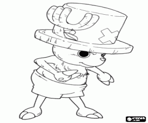kolorowanka Tony Tony Chopper, One Piece