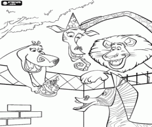 kolorowanka Tort urodzinowy dla Marty