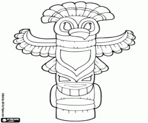 kolorowanka Totem