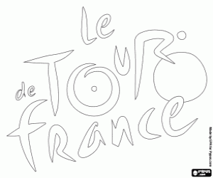 kolorowanka Tour de France logo