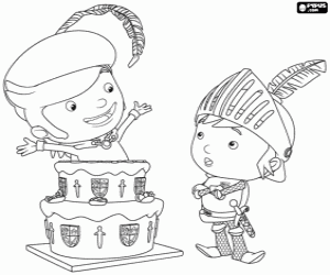 kolorowanka Trubadur Fernando z Mike