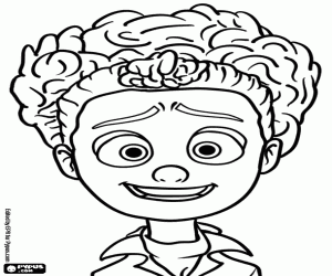 kolorowanka Tulip jest bardzo aktywny młoda dziewczyna