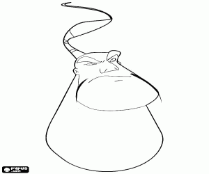 kolorowanka Twarz Lian-Chu