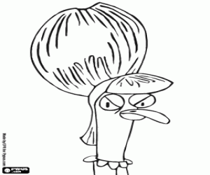 kolorowanka Twarz matki gęsi