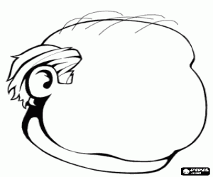 kolorowanka Twarz Pusty w łysy mężczyzna