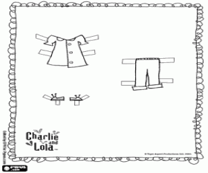 kolorowanka Ubierz gry z Lola