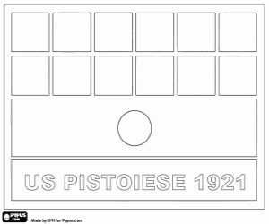 kolorowanka Unione Sportiva Pistoiese logo