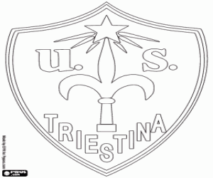 kolorowanka Unione Triestina logo