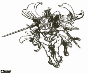 kolorowanka Upiory pierścienia, Nazgul