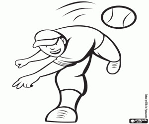 kolorowanka Uruchomienie baseball