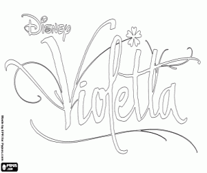 kolorowanka Violetta logo