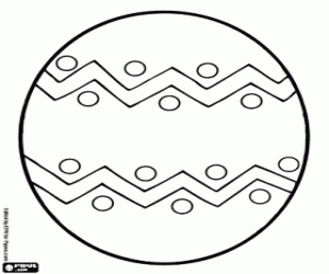kolorowanka Wielkanoc jajko do dekoracji