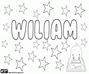 kolorowanka Wiliam, wariant William