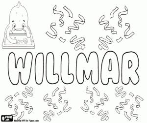 kolorowanka Willmar, wariant Wilmer