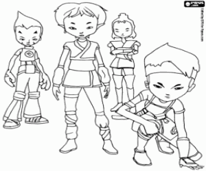 kolorowanka Wojownicy Lyoko