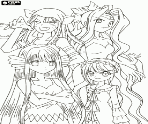 kolorowanka Wrogów syreny księżniczki