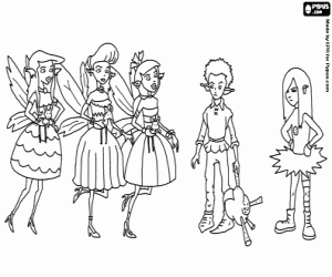 kolorowanka Wróżki kwiaty, Muddle Earth