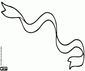 kolorowanka Wstążka