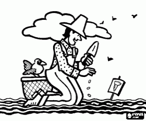 kolorowanka Wysadzenia w ogród warzywny