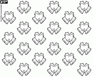 kolorowanka Wzór z dzwony Boże Narodzenie