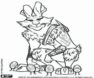 kolorowanka Zając Wielkanocny