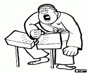 kolorowanka Zamkniętą pięścią w karate