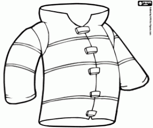 kolorowanka Zmniejszających palność kurtka dla strażaka