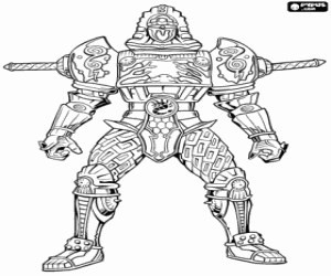 kolorowanka Zurgane, Power Rangers Ninja Storm