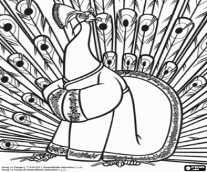 kolorowanka Złego Lord Shen