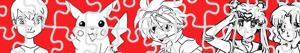 kolorowanki Puzzles Anime - Manga