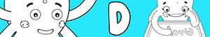 kolorowanki Imiona dla Dziewczynek na litere D