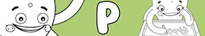 kolorowanki Imiona dla Dziewczynek na litere P